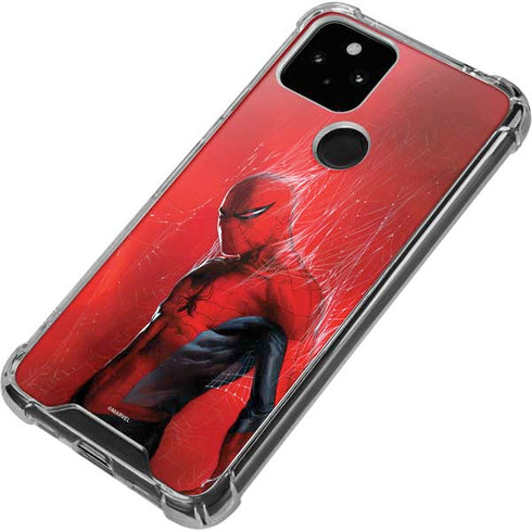 Marvel Spiderman The Amazing Spiderman Google Pixel 5 Clear Case